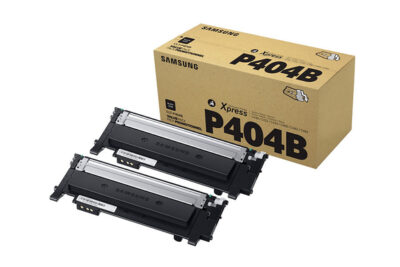 Samsung CLTP404B Black Standard Capacity Toner Cartridge Twinpack 2 x 1.5K pages (Pack 2) - SU364A