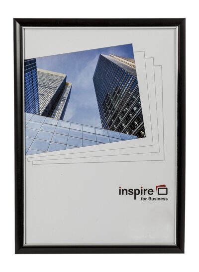 Photo Album Co Inspire For Business Certificate/Photo Frame A3 Plastic Frame Plastic Front Black - EASA3BKP