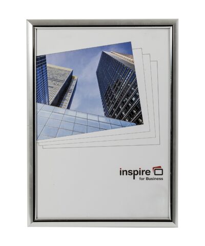 Photo Album Co Inspire For Business Certificate/Photo Frame A4 Plastic Frame Plastic Front Silver – EASA4SVP