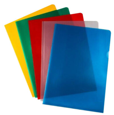 ValueX Cut Flush Folder Polypropylene A4 120 Micron Assorted Colours (Pack 50) – 8020645