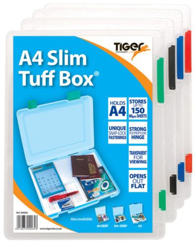 Tiger Tuff Box Polypropylene A4 Slim – 300065