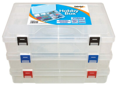 Tiger Hobby Box Polypropylene Clear – 301314