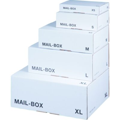 ValueX Mailing Box Small 249 x 175 x 79mm White (Pack 20) – 212111120