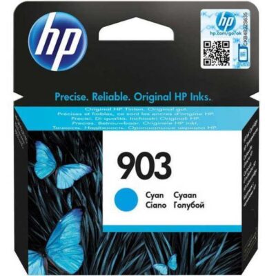 HP 903 Cyan Standard Capacity Ink Cartridge 4ml for HP OfficeJet 6950/6960/6970 AiO – T6L87AE