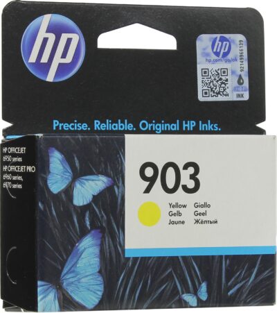 HP 903 Yellow Standard Capacity Ink Cartridge 4ml for HP OfficeJet 6950/6960/6970 AiO – T6L95AE