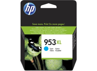 HP 953XL Cyan High Yield Ink Cartridge 20ml for HP OfficeJet Pro 8210/8710/8720/8730/8740 - F6U16AE