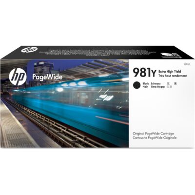 HP 981Y Black High Yield Ink Cartridge 345ml for HP PageWide Enterprise Color 556/586 - L0R16A