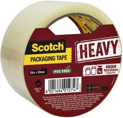 Scotch Secure Seal Packaging Tape Transparent 50mm x 50m (Pack 1) – 7100300849