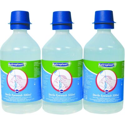 Astroplast Saline Eye Wash 500ml Bottle (Pack 3) – 1047009