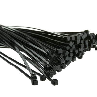 ValueX Cable Ties 200×4.8mm Black (Pack 100) – 4CABBLK