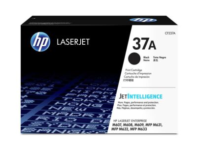 HP 37A Black Standard Capacity Toner 11K pages for HP LaserJet Enterprise M607/M608/M609/MFP M631/MFP M632/MFP M633 - CF237A