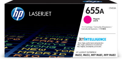 HP 655A Magenta Standard Capacity Toner 10.5K pages for HP Color LaserJet Enterprise M652/M653/MFP M681/MFP M682 - CF453A