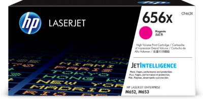 HP 656X Magenta High Yield Toner 22K pages for HP Color LaserJet Enterprise M652/M653 - CF463X