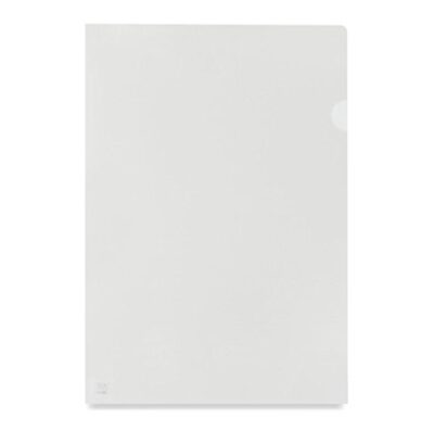ValueX Cut Flush Folder Polypropylene A4 100 Micron Orange Peel Clear (Pack 100) – 8020638