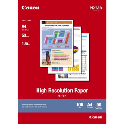 Canon HR100 High Resolution Paper A4 50 Sheets – 1033A002