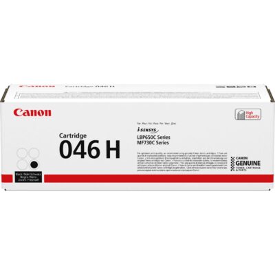 Canon 046HBK Black High Capacity Toner Cartridge 6.3k pages - 1254C002