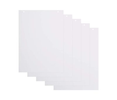 Bi-Office Flipchart Pad Plain A1 White 40 Sheets (Pack 5) – FL014001