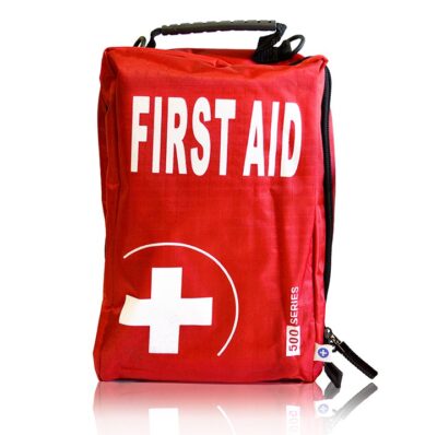 Blue Dot Motorist First Aid Kit Packed In Series Bag Red – 1047196