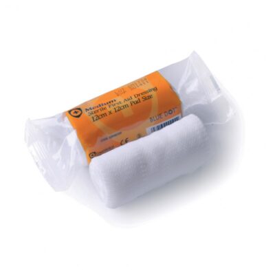 Blue Dot Medium Dressing 120x120mm Flow Wrapped (Pack 10) - 1047200