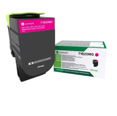 Lexmark Magenta Toner Cartridge 2.3K pages - 71B20M0