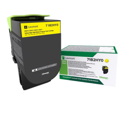 Lexmark Yellow Toner Cartridge 3.5K pages - 71B2HY0