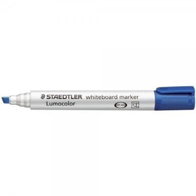 Staedtler Lumocolor Whiteboard Marker Chisel Tip 2-5mm Line Blue (Pack 10) - 351B-3