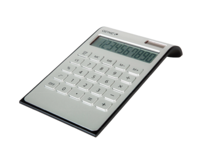 Genie DD400 10 Digit Desktop Calculator Silver – 12353