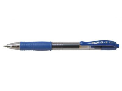 Pilot G-207 Retractable Gel Rollerball Pen 0.7mm Tip 0.39mm Line Blue (Pack 20) - 3131910516477