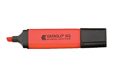 ValueX Flat Barrel Highlighter Pen Chisel Tip 1-5mm Line Red (Pack 10) – 791002