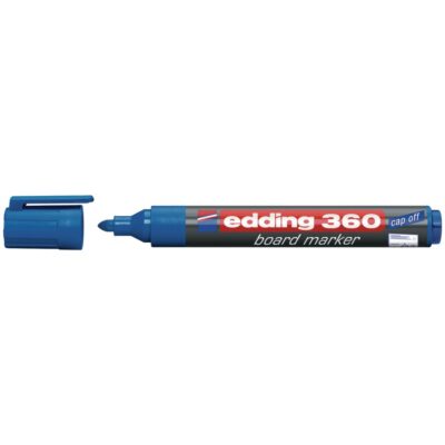 edding 360 Whiteboard Marker Bullet Tip 1.5-3mm Line Blue (Pack 10) - 4-360003