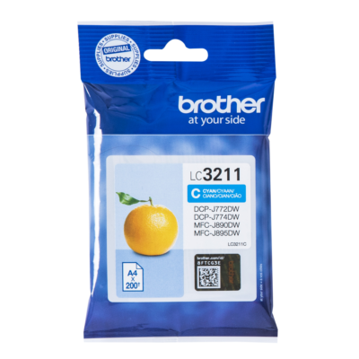 Brother Cyan Ink Cartridge 12ml - LC3211C