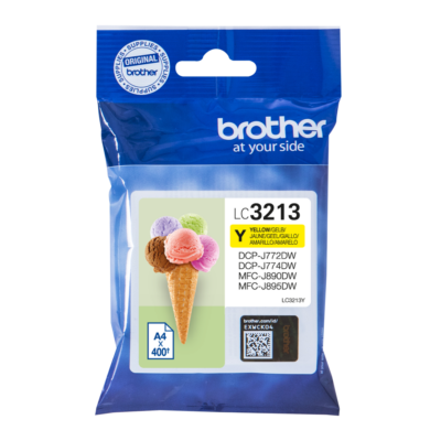Brother Yellow Ink Cartridge 10ml - LC3213Y
