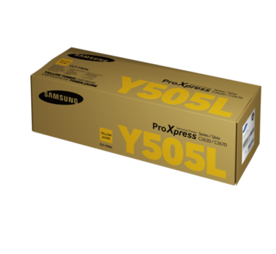 Samsung CLTY505L Yellow Toner Cartridge 3.5K pages - SU512A