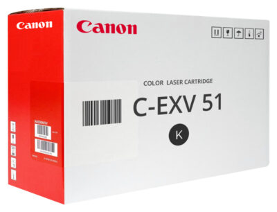 Canon EXV51BK Black Standard Capacity Toner Cartridge 69k pages - 0481C002