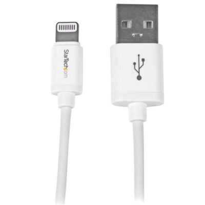 StarTech.com 1m USB to Lightning Apple MFi Certified Charging Cable White