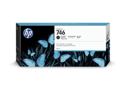 HP 746 Matte Black Standard Capacity Ink Cartridge 300ml – P2V83A