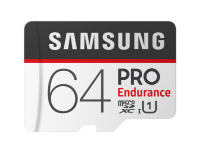 Samsung Pro Endurance 64GB Class 10 UHSI Memory Card MicroSDXC Plus Adapter