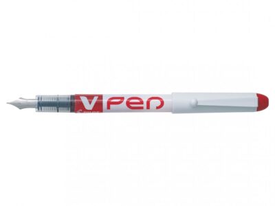 Pilot V-Pen Erasable Disposable Fountain Pen Red (Pack 12) - 631101202
