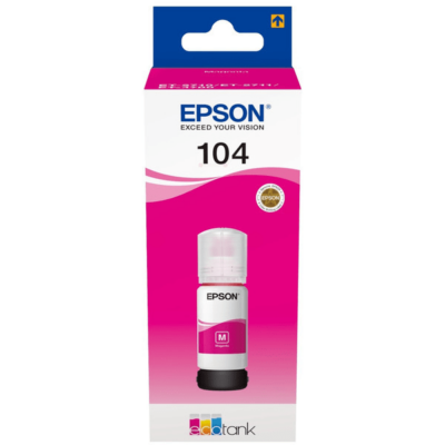 Epson 104 Magenta Ink Bottle 70ml - C13T00P340