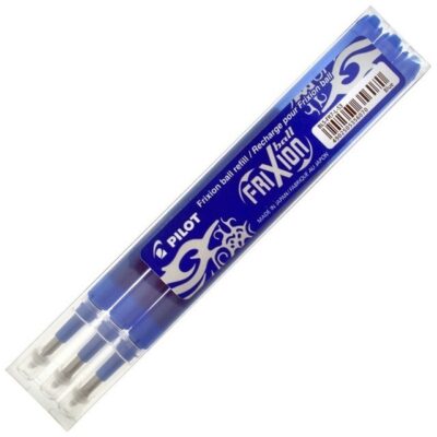 Pilot Refill for FriXion Ball/Clicker Pens 0.5mm Tip Blue (Pack 3) - 77300303