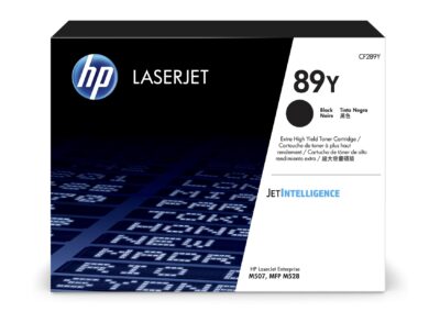 HP 89Y Black Extra High Yield Toner 20K pages for HP LaserJet Enterprise M507 series and HP LaserJet Enterprise MFP M528 series - CF289Y