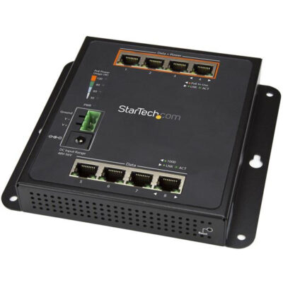 StarTech.com GbE Switch 8 Port 4 PoE Plus Managed