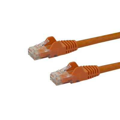 StarTech.com 1m Orange Snagless Cat6 UTP Patch Cable