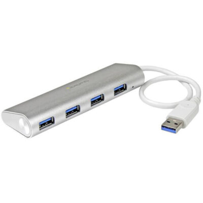 StarTech.com 4 Port USB3 Hub with Built in Cable