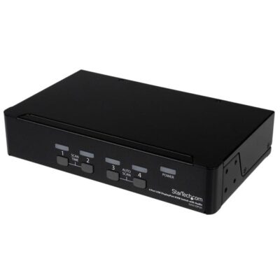 StarTech.com 4 Port USB DP KVM Switch with Audio