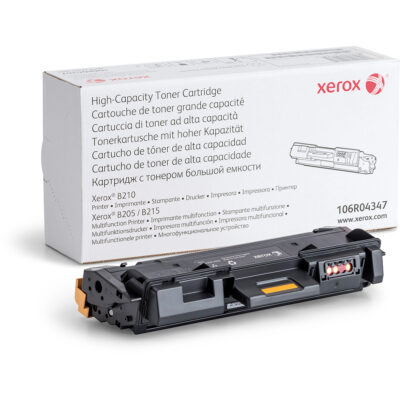 Xerox Black High Capacity Toner Cartridge 3k pages for B205 / B210/ B215 – 106R04347