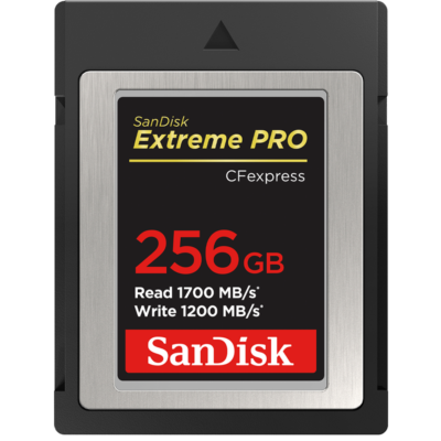 SanDisk Extreme PRO 256GB Extreme PRO CFexpress Type B Memory Card