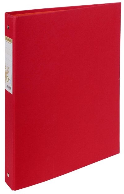 Forever 100% Recycled Ring Binder Paper on Board 2 O-Ring A4 30mm Rings Red (Pack 10) – 54985E