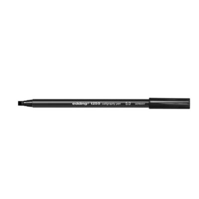 edding 1255 Calligraphy Pen 5.0mm Line Black (Pack 10) – 4-125550-001