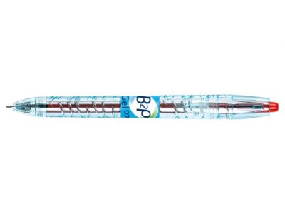 Pilot Begreen B2P Retractable Gel Rollerball Pen Recycled 0.7mm Tip 0.39mm Line Red (Pack 10) - 4902505377457